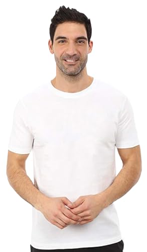 Image of Classic Men Polyester Crew Neck short Sleeve T-Shirt