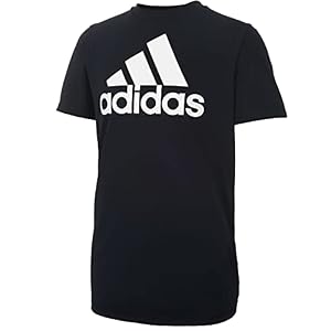 adidas Boys’ Short Sleeve Aeroready Performance Logo Tee T-Shirt