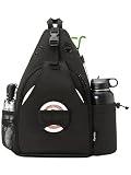 MOYAQI Frisbee Disc Golf Bag with Retriever Holder and Storage Pockets, Disc Golf Backpack with 10-1