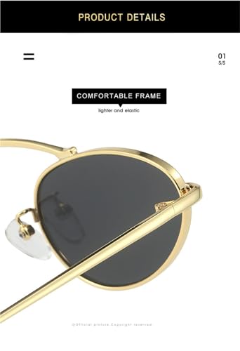 Metal Small Frame Women Sunglasses Outdoor Vacation Men Commuter Shopping Sun Glasses4