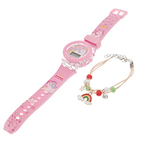 1 Conjunto Relógio Infantil Relógios Para De 5 a 7 Anos Garoto Silicone Strap Watch Relógios De Unic