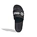 adidas Unisex-Adult Mercedes - AMG Petronas Formula 1 Team Adilette Slide Sandal, Black/White/Black, 8 Women/7 Men