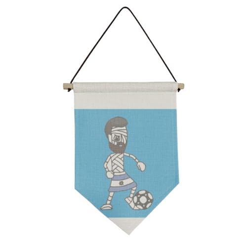Drapeau Argentine football décoration murale bannière sport toile suspendre