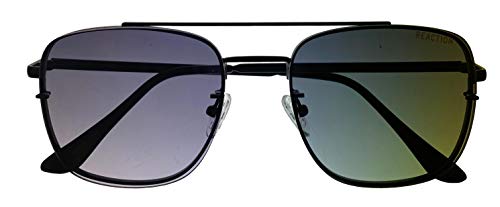 Kenneth Cole Reaction Mens Satin Black Rimless Front Mount Sunglass, Gradient Lens KC1399. 1B4
