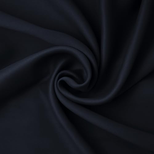 Sun Zero Bergen Theater Grade Extreme 100% Blackout Rod Pocket Curtain Panel, 40" x 96", Navy by Sun Zero - Image 7