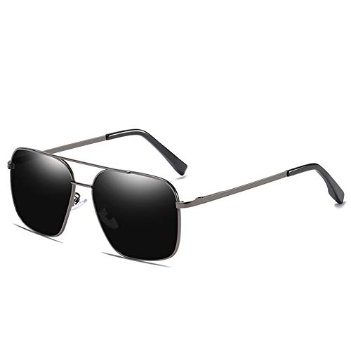 55 mm Square Polarized Sunglasses for Men