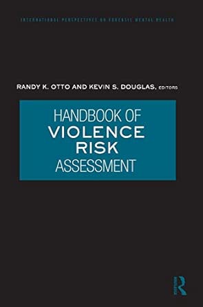 Handbook of Violence Risk Assessment book cover