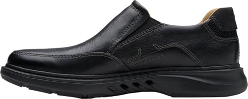 Clarks Clarks Men's Un Briley Step Black Leather 10.5 Medium