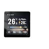 Réglez la vitesse du vent, la température et le mode du système de climatisation central.