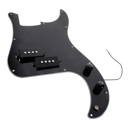 Pickguard précâblé basse PB plis noir avec micros finitions soignées