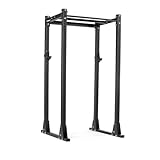 Titan Fitness Flat Foot Power Rack X-3 Series 91-in. H 30-in. D with 4 Weight Plate Holders