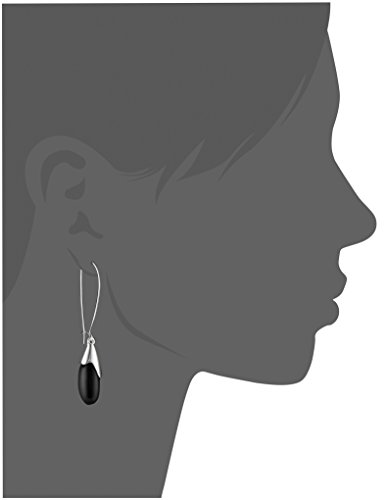 Robert Lee Morris Women's Black Bead Long Drop Earrings2