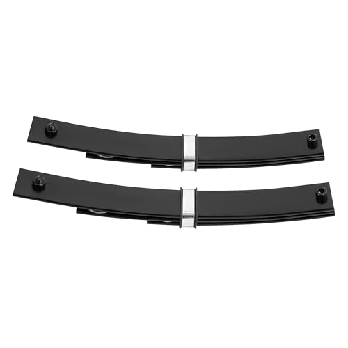 ALMULOO 3-Leaf Front Leaf Spring Compatible with 1989-1994 EZGO Marathon Golf Cart Heavy Duty Steel Powder Coated Black 2PCS by ALMULOO - Image 3