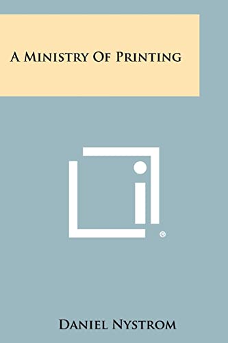 A Ministry of Printing