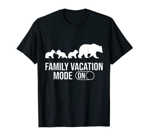 Modo de vacaciones divertido Modo de vacaciones familiar en verano de 2022 Camiseta