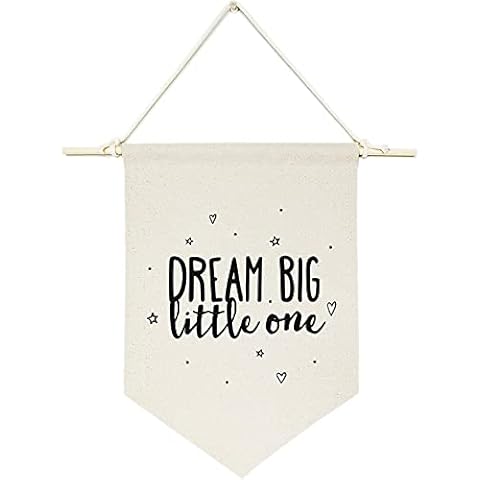 Hanging Wall Canvas Banner for Baby Girl, Baby Boy, Nursery, Teen and Kids Room Cover