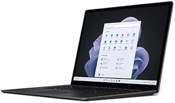 Surface Laptop 5 13.5" Touchscreen Notebook - 2256 x 1504 - Intel Core i5 12th Gen i5-1245U Deca-core (10 Core) 1.60 GHz - Intel Evo Platform - 16 GB Total RAM - 256 GB SSD - Matte Black
