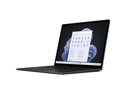 Surface Laptop 5 13.5" Touchscreen Notebook - 2256 x 1504 - Intel Core i5 12th Gen i5-1245U Deca-core (10 Core) 1.60 GHz - Intel Evo Platform - 16 GB Total RAM - 256 GB SSD - Matte Black