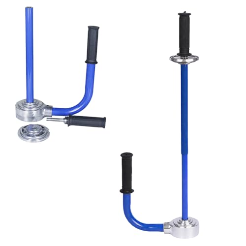 YUZINO Shrink Wrap Stretch Wrap Dispenser, Heavy Duty Carbon Steel Foil Dispenser With Handles, Adjustable Height 30-50cm/11.8-19.7inch Wrapping Packing Pallet Wrapper