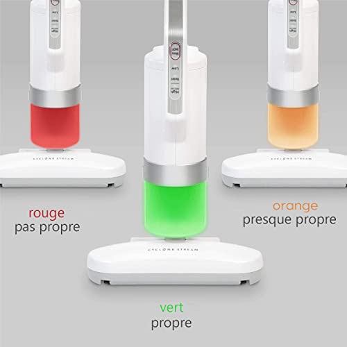 Iris Ohyama, Staubsauger/Milbensauger für Matratzen gegen Allergene, 400W, 6000 Vibrationen/Minute, Filterqualität F9, Für Matratzen, Sofas - Quilt Cleaner IC-FAC2 - Weiß