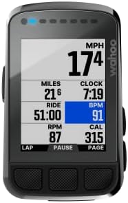 Wahoo ELEMNT BOLT GPS Cycling/Bike Computer,Black