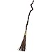 Skeleteen Witch Broomstick Costume Accessories - Realistic Wizard Flying Broom Stick Costumes Accessory for Kids and Adults