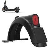 Electric Scooter Fenders Universal ABS Electric Scooter Rear Fenders with Tail Light Scooter Mudguard Replacement Compatible with G30 Series