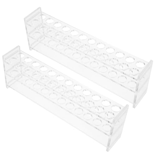 NAMOARLY Test Tube Display Rack 12 Hole Plastic Tube Racks Lab Testing Tube Holder for Chemistry