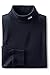 Lands' End Mens Long Sleeve Super-T Turtleneck Black Tall Medium