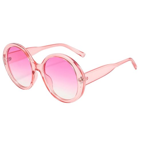 willochra Vintage Big Round Sunglasses For Women Designer Brown Gradient Oversized Oval Sun Glasses Shades Rivet Eyewear F272