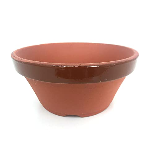 Garden Center shop by VM Tiesto DE CERÁMICA Redondo Japonesa para Cultivo DE Bonsai 12.7CM