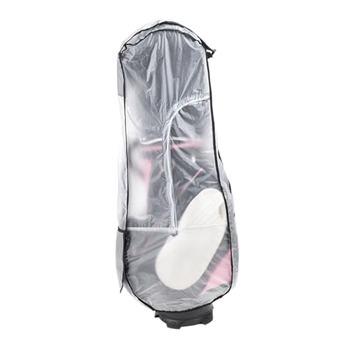 Cubierta de PVC transparente para bolsa de golf que evita palos mojados en el carrito