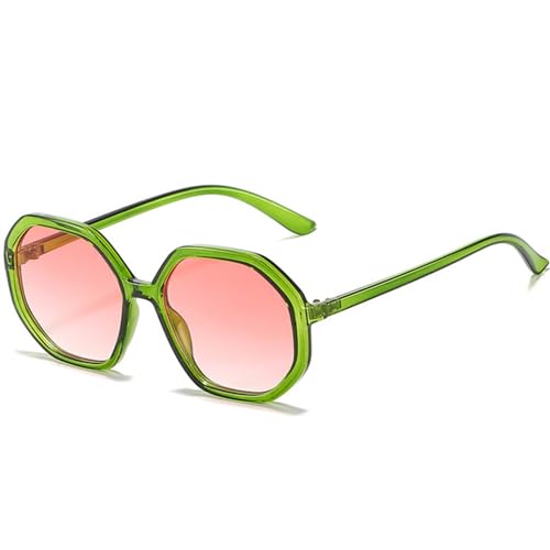 Lunettes de soleil carrées aux verres dégradés couleurs bonbons et style vintage