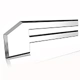 Tailgate Insert Letters Rear Emblems, Plastic Inserts with 3M Adhesive 3D Raised Backing Replacement