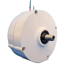 Wind Turbine Generator, 400W 600W 12V 24V 3 Phase Gearless Permanent Magnet Generator For Wind Turbine Water Turbine DIY Horizontal Wind Turbine for Boats, Gazebos, Chalets, or Mobile HomesWith Base,