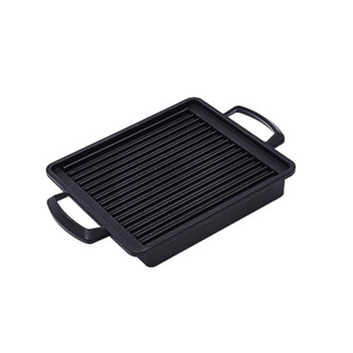 ポータブル屋外バーベキュートレイ長方形プレートカセットオーブンベーキングパントレイテフロン加工グリルプレートお手入れ簡単ポータブルグリルパン