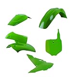 Polisport Motocross (MX) Replica Plastic Kit for Kawasaki KX 65 (2020-25) – OEM Quality, Durable, Flexible & Perfect Fit – Green
