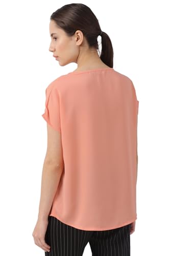 Image of Van Heusen Women's Polyester Regular Fit V-Neck Formal Top