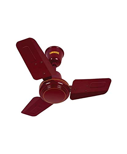 Luminous Rapid 600mm 3 Blade Ceiling Fan (Cherry Red)