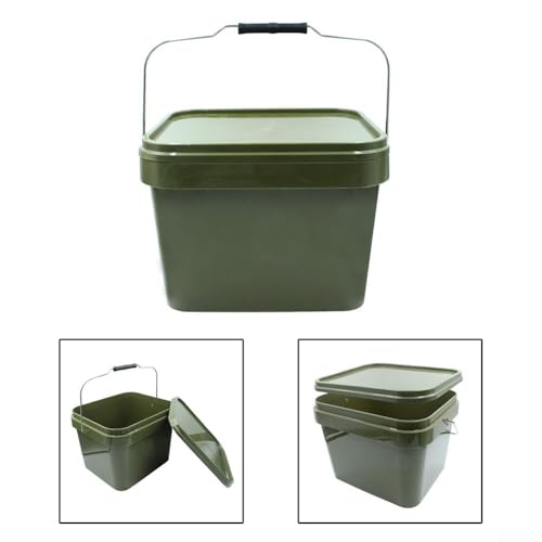 Essential 5L Bait Bucket Perfect for Carp Fishing, Mixing Boilies, and Storing Gear - Image 3