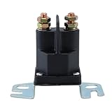 Gutol Relé de solenoide de arranque de 12 V y 3 terminales para Briggs Stratton 691656, 555375GS y 790951; Trombetta 812-1201-211-05 y 812-1201-211-06. Piezas de repuesto para cortacéspedes.