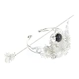 CATIEBYE Juego de 2 Horquillas Han de Aleación en Color Plata Elementos Tradicionales Chinos, Acabado Fino y Elegante para Sesión de Fotos Color Aleatorio