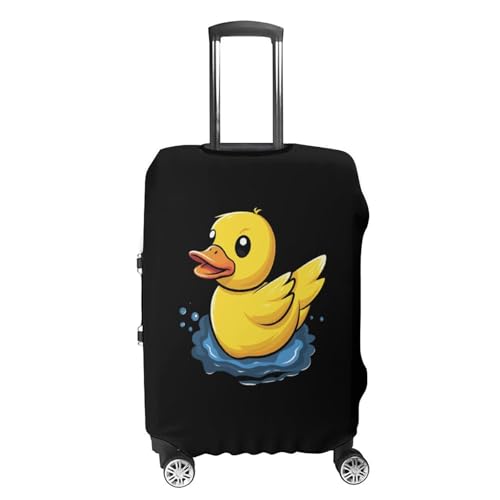 Duck Travel Luggage Cover Washable Suitcase Protector Baggage Covers for Women Men S4