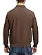 Rdruko Bomberjacke Herren Blouson Jacke Übergangsjacke Leichte Freizeitjacke Outdoor Jacken mit Innentasche für Wandern Golf Laufen (Kaffeebraun, L)