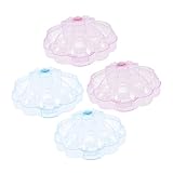 Favorise la créativité : offre un espace pour ranger leurs créations diy, encourageant le jeu imaginatif et la créativité, boîte à bonbons transparente, boîte à bijoux en coquillage