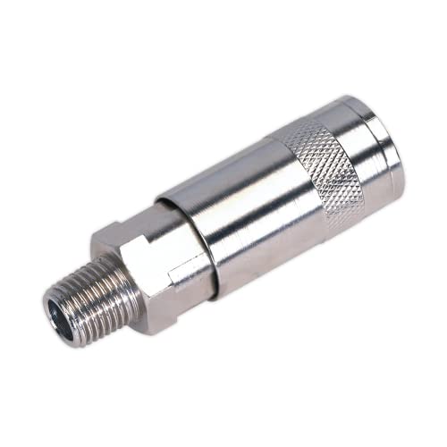 Raccord mâle 1/4 BSPT Sealey Acx01bp pour changer les connecteurs de compresseur