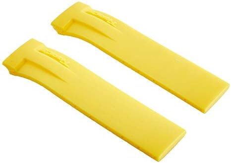 WatchBandHouse21mm Silicon Rubber Watch Strap Band Compatible with T-Race o | Free Spring Bar Tool (Yellow)