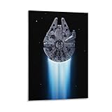SOONIER Star The War-Poster, Millennium Falke, Poster, Wandkunst, Gemälde, Leinwanddrucke,...