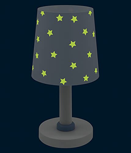 Lampe de chevet enfant Dalber Star Light bleue E14