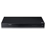 LG UBK80 4K Ultra HD HDR Blu-ray Player, Black